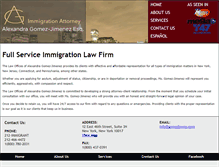 Tablet Screenshot of gomezlawny.com